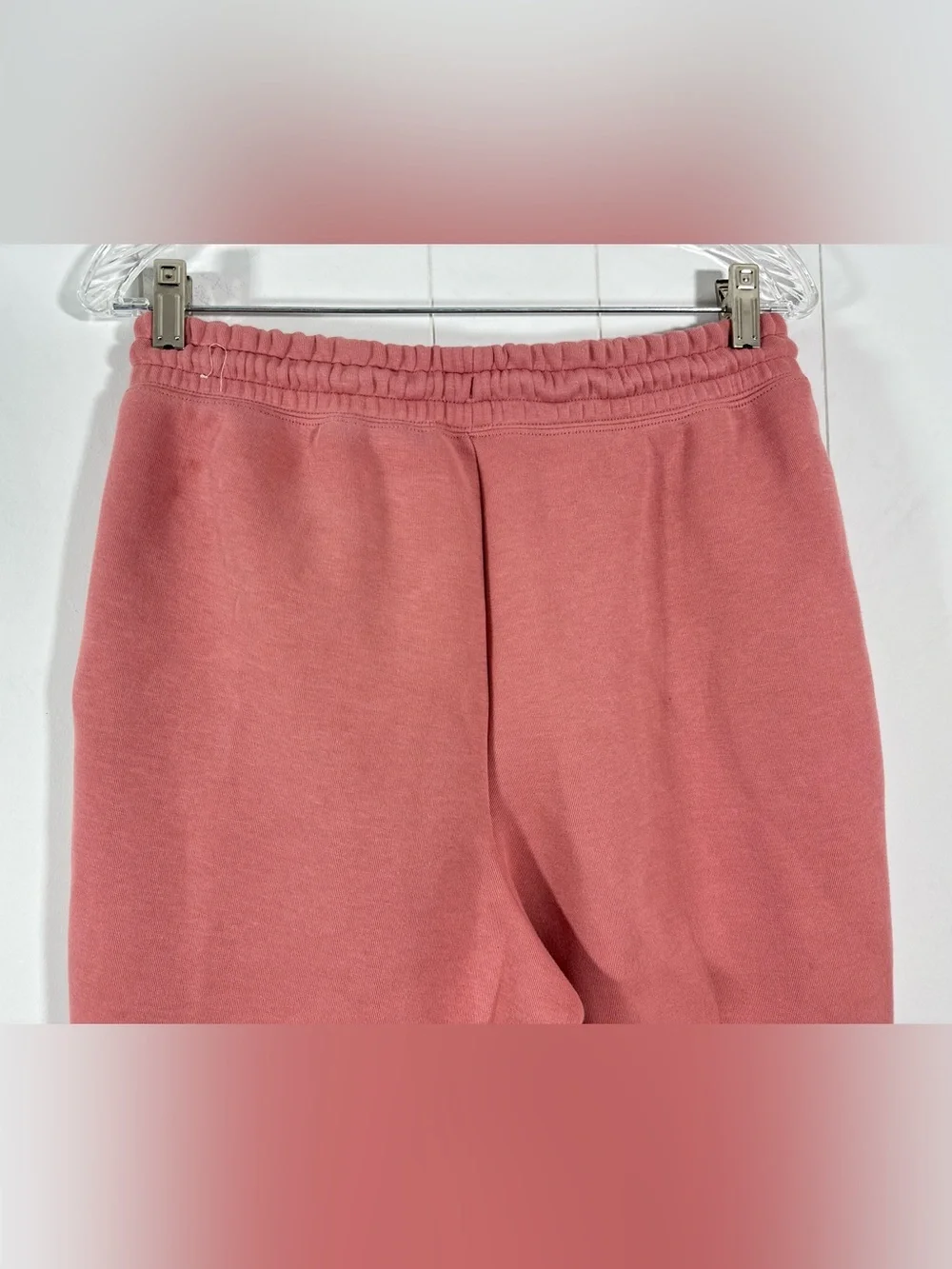 Nike Kids Coral Pink Sweatpants with Black Logo